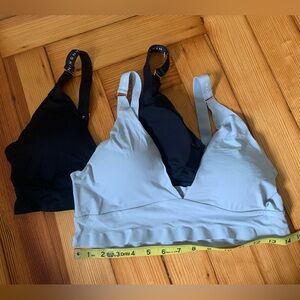 Danskin set of 2 bralettes.  VGUC, XL.